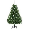 Dirbtinė Kalėdų eglutė su 150 LED Žalia 150 cm PVC ir metalas