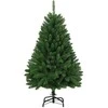 Dirbtinė Kalėdų eglutė su 150 LED Žalia 120 cm PVC ir metalas
