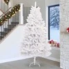 Dirbtinė Kalėdų eglutė su 300 LED Balta 270 cm PVC ir metalas