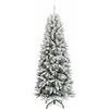Dirbtinė Kalėdų eglutė su 300 LED s stovu Balta 240 cm