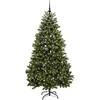 Dirbtinė Kalėdų eglutė su 300 LED Žalia 210 cm PVC ir metalas