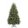 Dirbtinė Kalėdų eglutė su 300 LED Žalia 180 cm PVC ir metalas