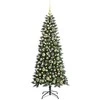 Dirbtinė Kalėdų eglutė Žalia 150 cm PVC, plastikas ir plienas