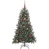 Dirbtinė Kalėdų eglutė Žalia 150 cm PVC, plastikas ir plienas
