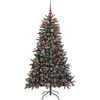 Dirbtinė Kalėdų eglutė Žalia 150 cm PVC, plastikas ir plienas