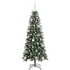 Dirbtinė Kalėdų eglutė Žalia 150 cm PVC, plastikas ir plienas