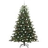 Dirbtinė Kalėdų eglutė Žalia 210 cm PVC ir Metalas ir Plastikas