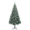 Dirbtinė Kalėdų eglutė Žalia 210 cm PVC ir Plienas ir Plastikas