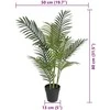 Dirbtinė palmė, žalia, 80cm, PP