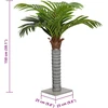 Dirbtinė palmė, žalios spalvos, 150cm, 12 lapų