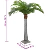Dirbtinė palmė, žalios spalvos, 200cm, 15 lapų