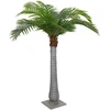 Dirbtinė palmė, žalios spalvos, 200cm, 15 lapų