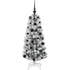 Dirbtinė Sulankstoma Kalėdų Eglutė Žalia ir balta 120 cm