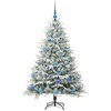 Dirbtinis apšviestas kalėdinis medelis su kamuoliukų rinkiniu 3395391