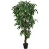 Dirbtinis mango medis, žalios spalvos, 180 cm, 900 lapų
