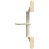 Draskyklė katėms su draskymo stovu, kreminė, 85,5cm