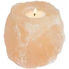 Druskos akmens tealight laikikliai Rožinė Druskos akmuo