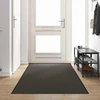 Durų kilimėlis Antracito ir juoda 120 x 400 cm 100% poliamidas