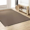 Durų kilimėlis Bežinė ir juoda 120 x 180 cm 100% poliamidas