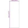 Durų kilimėlis Cianas ir Juodas 120 x 350 cm 100% poliamidas