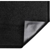 Durų kilimėlis Juoda 60 x 80 x 1.2 cm Teddy Audinys