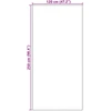 Durų kilimėlis Mėlyna ir juoda 120 x 250 cm 100% poliamidas