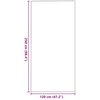 Durų kilimėlis Ruda ir juoda 120 x 250 cm 100% poliamidas