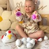 Edukacinis Montessori rūšiavimo žaislas – Woopie vištelė su formų kiaušiniais