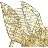 Elnių tempimo roges 200 LED Šilta balta 70 x 26 x 129 cm PET