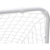 Futbolo vartai, balti, 122x81x81 cm, plienas