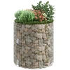 Gabiono stulpas, 100x100cm, galvanizuotas plienas, apskritas