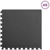 Baseino grindų kilimas 12 pcs Juoda 4,32 ㎡ EVA puta