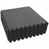 Baseino grindų kilimas 24 pcs Juoda 8,64 ㎡ EVA puta