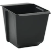 Gėlių dėžės Euro paletėms 12 pcs Juoda 14 x 9 x 95 cm