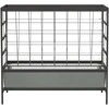 Gyvulių šėriklas Sidabro 100 x 60 x 90 cm Cinkuota plienas