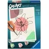 Dėlionė Ravensburger Tapyba pagal skaičius CreArt Floral Line Art 23542