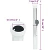 Įkasamas skėčio pagrindas 40–50mm stulpui, aliuminis