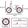 Balansinis dviratukas Trike Fix, Baltos su rožine spalvos