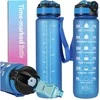 Gertuvė dviračiui 1000ml Time market bottle Mėlyna