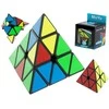 KIK PYRAMINX dėlionės kubo žaidimas Juodas MoYu