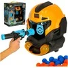 Tikslinio šaudymo roboto galvos arcade žaidimo rinkinys pistoletas + kamuoliukai