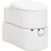Integruotas stovyklavimo tualetas, baltas, 24+17l, HDPE/emalis
