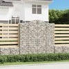 Išlenkti gabiono krepšiai, 13vnt., 200x50x200/220cm, geležis