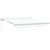 Ištraukiama markizė Balta 350 x 250 cm Audinys ir metalas
