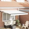 Ištraukiama markizė Balta 350 x 250 cm Poliesteris ir aliuminis