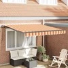 Ištraukiama markizė Geltona ir Oranžinė 350 x 250 cm