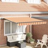 Ištraukiama markizė Geltona ir Oranžinė 300 x 250 cm