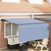 Ištraukiama markizė Mėlyna ir balta 350 x 250 cm