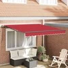 Ištraukiama markizė Raudona 300 x 250 cm Poliesteris ir plienas