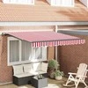 Ištraukiama markizė Raudona ir balta 300 x 250 cm